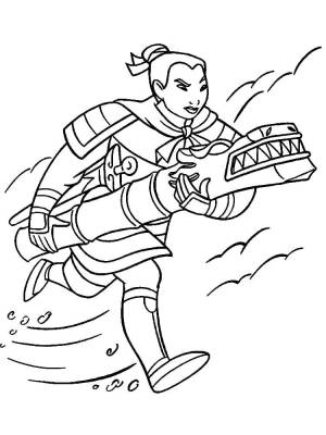Раскраски Мулан