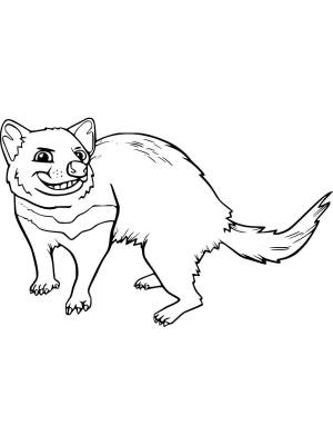 Раскраски Тасманийский дьявол