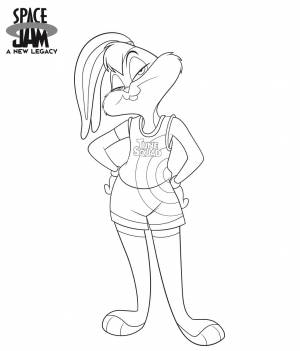 Раскраски Космический джем