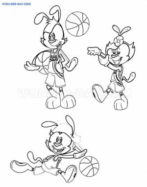 Раскраски Космический джем