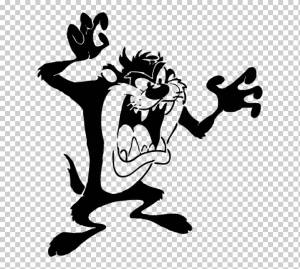 Тасманский дьявол Looney Tunes Cartoon Bugs Bunny, таз мания, млекопитающее, carnivoran, рука png