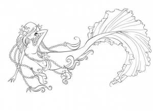 Раскраски Русалки