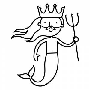 Раскраски морской король