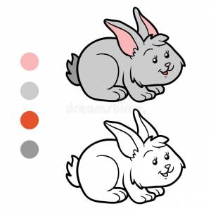 Книжка-раскраска, трубкозуб Иллюстрация вектора