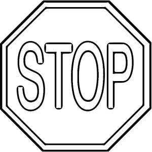 Раскраски Раскраска Стоп правила дорожного движения дорожные знаки