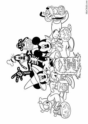 Раскраски Микки Маус и его друзья