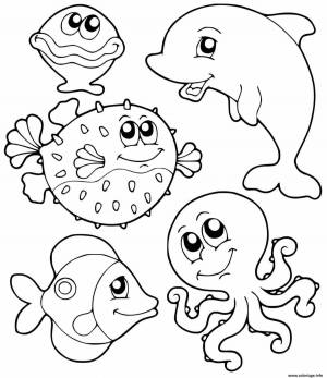Картинки Подводный мир для детей 3 4 лет