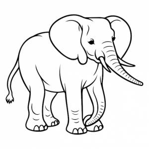 Раскраски слон