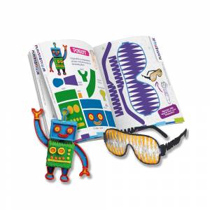 FUNTASTIQUE Книга трафаретов для 3D ручек выпуск 01 3D-PEN-BOOK-V1