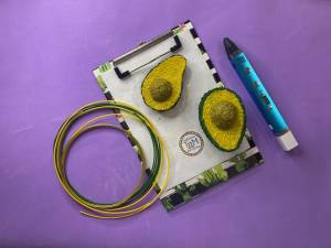 Трафарет АВОКАДО для 3D ручки