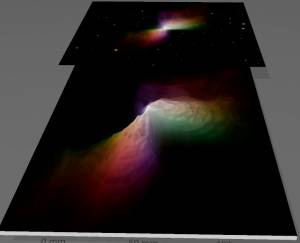 Файл STL Туманность Бумеранг Объект глубокого неба Хаббла 3D программный анализ・Шаблон для 3D-печати для загрузки・Cults