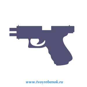 Шаблоны и трафареты оружия для 3д ручек