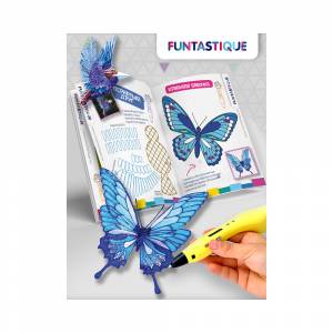 FUNTASTIQUE Книга трафаретов для 3D ручек выпуск 01 3D-PEN-BOOK-V1