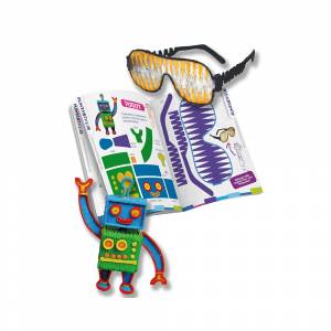 FUNTASTIQUE Книга трафаретов для 3D ручек выпуск 01 3D-PEN-BOOK-BOYS