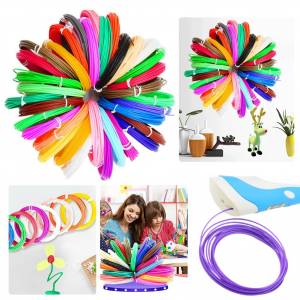 Наполнитель для 3D ручки, 1,75 мм, 30 цветов, аксессуары для 3D ручки, наполнитель каждого цвета, 10 м с 2 колпачками для пальцев, шаблон для 3d- ручки, книга