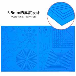 Коврик для 3d-ручки, коврик для 3d-печати, сконовые базовые трафареты, шаблоны, коврик с 3 защитными пальцами, аксессуары для 3d-ручки, инструменты для рисования