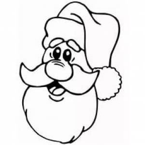 СКАЧАТЬ Трафарет для 3d ручки Дед Мороз