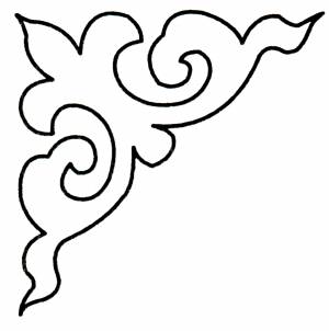 Орнамент трафарет узоры для вырезания