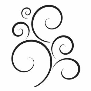 Узор трафарет простой