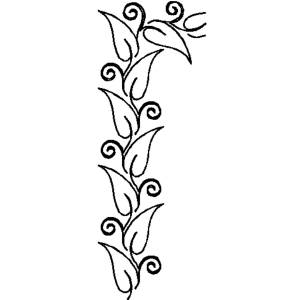 Узор трафарет простой