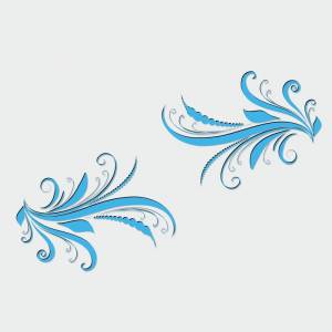 Трафарет Простые узоры