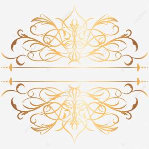 Золотой узор декоративный старинный бордюр PNG , золотой, Шаблон, декоративный узор PNG картинки и пнг рисунок для й загрузки
