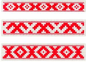 Орнамент белорусский в полосе