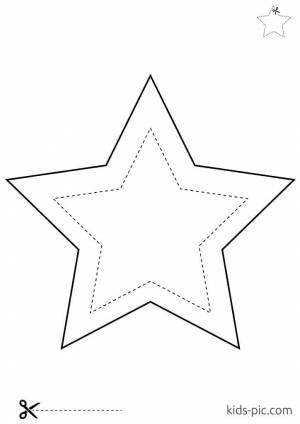 Шаблон Звезды Для Вырезания Из Бумаги
