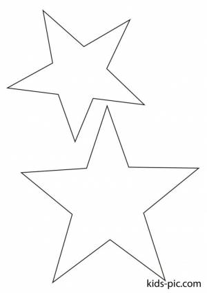 трафарет пятиконечной звезды для вырезания из бумаги шаблоны