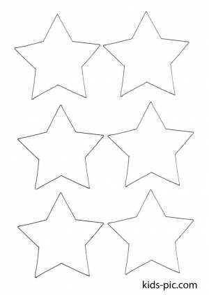 шаблон звезды для вырезания из бумаги