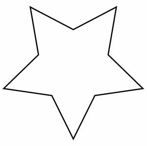 Рисунок для звезды вырезания