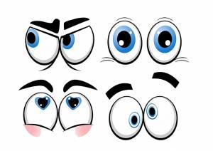 Трафареты Глаза