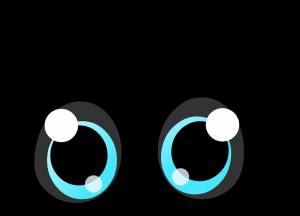 Трафареты глаз для поделок