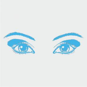 Трафарет Глаза