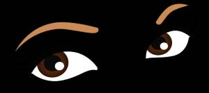 Трафареты глаз для вырезания из бумаги