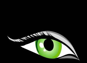 Трафарет и шаблон Глаза