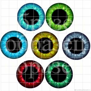 Радужки глаз для кукол и игрушек