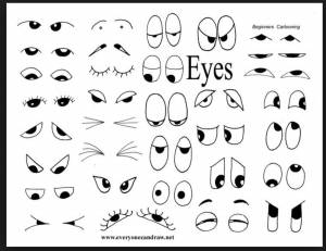 Глаза для раскрашивания