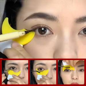 Волшебная подводка для глаз трафарет модель для начинающих глаз Макияж Помощник для женщин подводка для глаз руководство карточка форма тени для век макияж шаблон инструменты