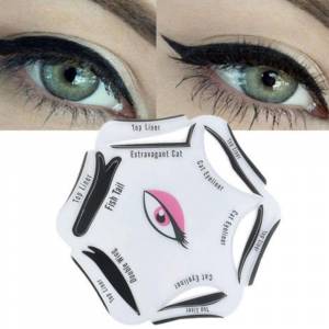 6 в 1 модели кошачьих глаз, трафарет для дымчатых глаз, шаблон, формирователь, косметический легкий макияж, красота