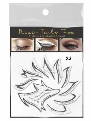 Новый крутой девятихвостый лисий тени для век подводка для глаз трафарет наклейка инструмент для макияжа шаблон для макияжа глаз наклейка подводка для глаз наборы для макияжа косметика красота