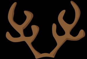 Трафарет глаза оленя