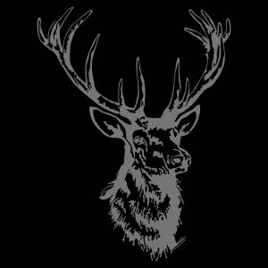 Трафарет Олень