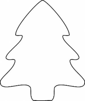 Трафарет Елки