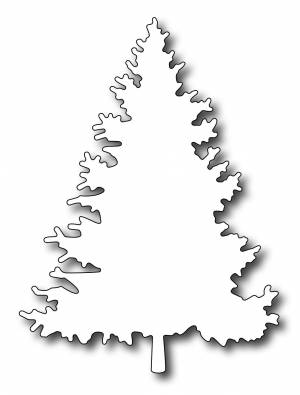 Трафарет елки из бумаги