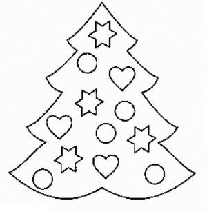 Трафареты елки для вырезания