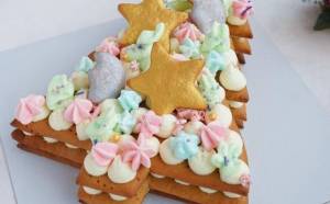 Торт Елочка из медовых коржей рецепт с фото пошагово