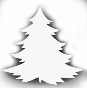Трафареты елки для вырезания