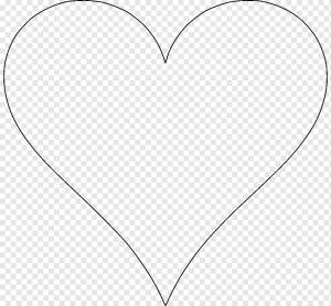Трафарет в форме сердца, рисунок оригами, любовь, шаблон, угол png