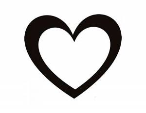 Трафарет Сердца